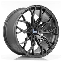 New 19 Inch BOLA FLX Alloy Wheels In Matt Gunmetal, Flow Formed, Wider Rear Option, BMW 5x120