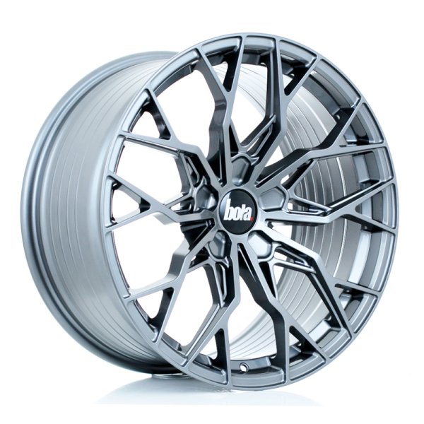 New 19 Inch BOLA FLX Alloy Wheels In Crystal Silver, Flow Formed, Wider Rear Option, BMW 5x120