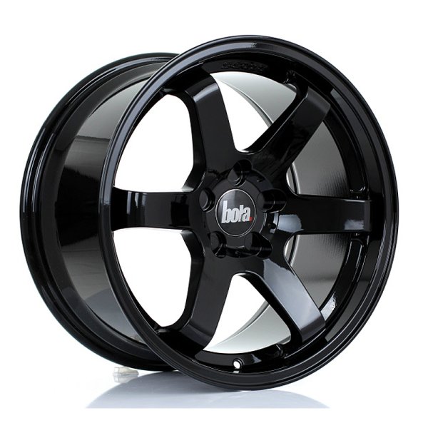 New 18 Inch BOLA B1 Alloy Wheels In Gloss Black, Wider Rear Option
