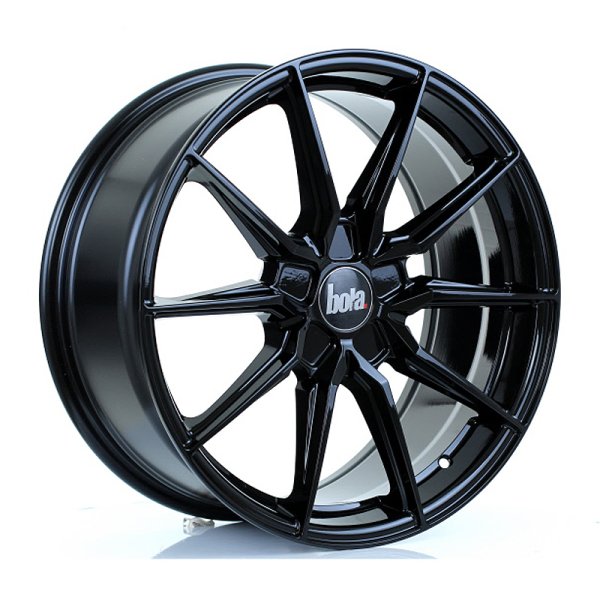 New 19 Inch BOLA B16 Alloy Wheels In Gloss Black, Wider Rear Option