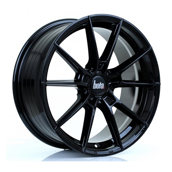 New 20 Inch BOLA B19 Alloy Wheels In Gloss Black, Flow Formed