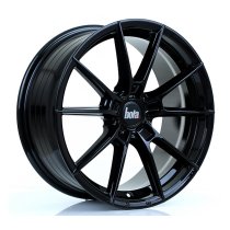 New 17 Inch BOLA B19 Alloy Wheels In Gloss Black, Flow Formed