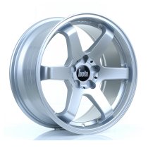 New 17 Inch BOLA B1 Alloy Wheels In Crystal Silver