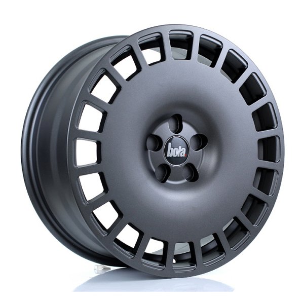 New 17 Inch BOLA B12 Alloy Wheels In Matt Gunmetal, BMW 5x120