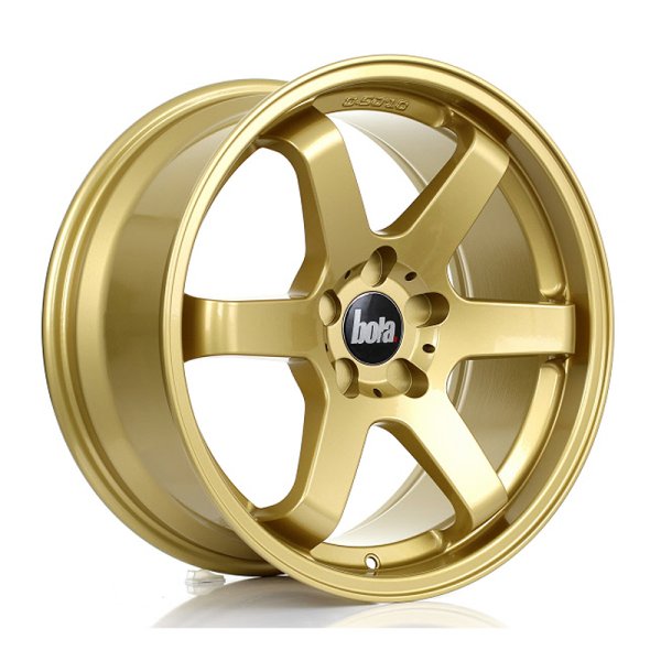 New 18 Inch BOLA B1 Alloy Wheels In Gold, Wider Rear Option