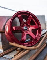 New 18 Inch BOLA B1 Alloy Wheels In Candy Red, Wider Rear Option