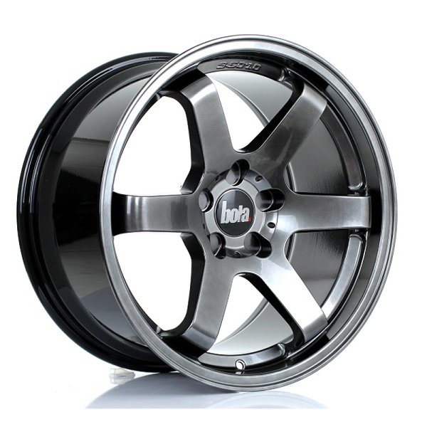 New 18 Inch BOLA B1 Alloy Wheels In Hyper Black, Wider Rear Option, BMW 5x120