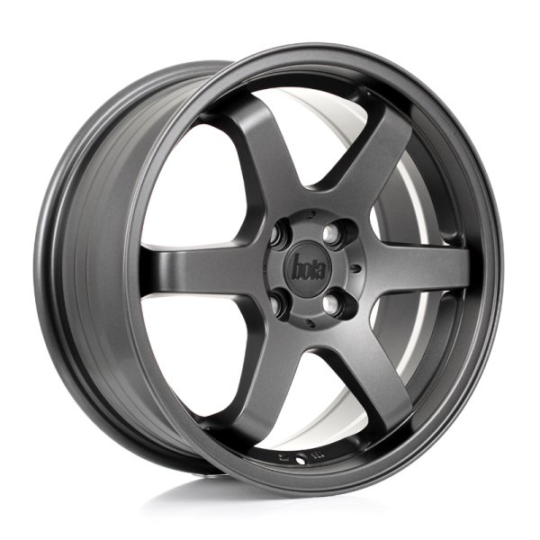 New 18 Inch BOLA B1 Alloy Wheels In Matt Gunmetal, Wider Rear Option, BMW 5x120