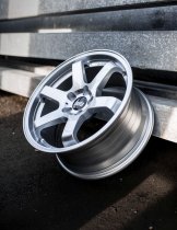 New 18 Inch BOLA B1 Alloy Wheels In Crystal Silver, Wider Rear Option, BMW 5x120
