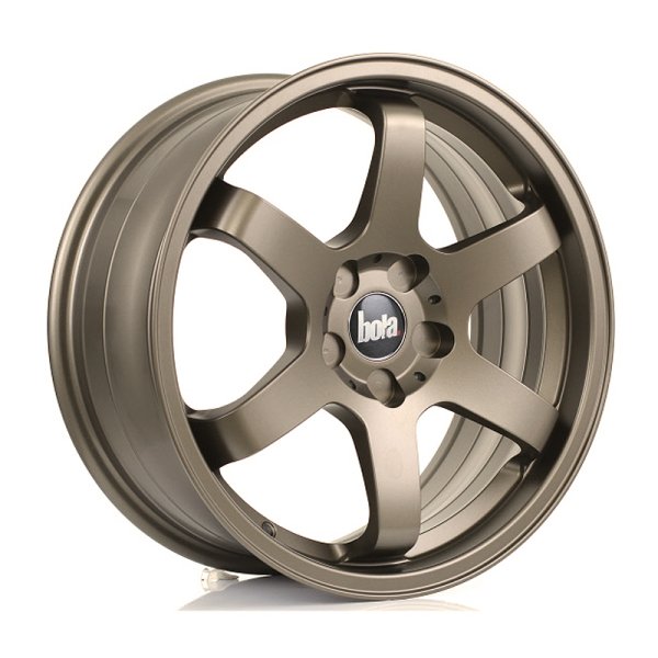 New 19 Inch BOLA B1 Alloy Wheels In Matt Bronze, Wider Rear Option, BMW 5x120