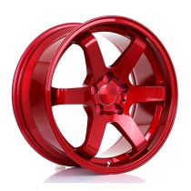 New 19 Inch BOLA B1 Alloy Wheels In Candy Red, Wider Rear Option, BMW 5x120
