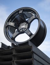 New 18 Inch BOLA B2R Alloy Wheels In Gloss Black, Flow Formed, Wider Rear Option