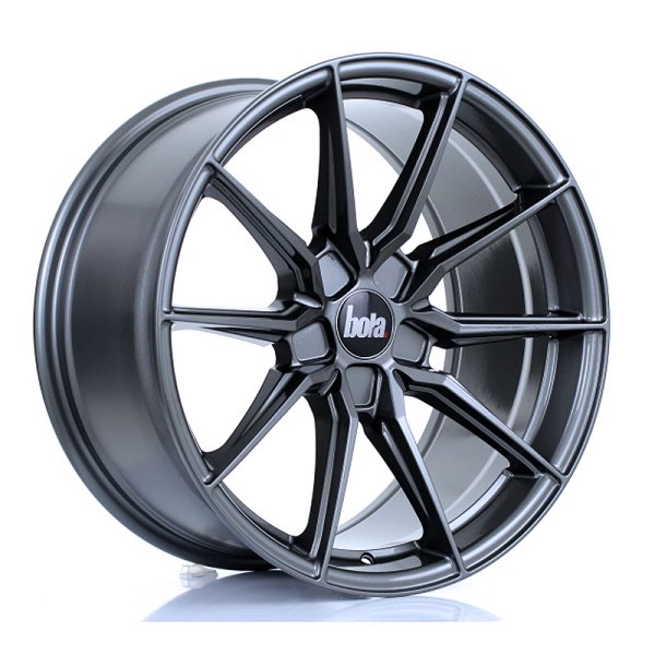 New 19 Inch BOLA B16 Alloy Wheels In Gloss Gunmetal, Wider Rear Option