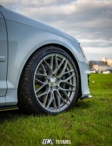 New 17 Inch BOLA B17 Alloy Wheels In Crystal Silver, Flow Formed