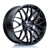 New 18 Inch BOLA B17 Alloy Wheels In Black Smoke, Flow Formed, BMW 5x120