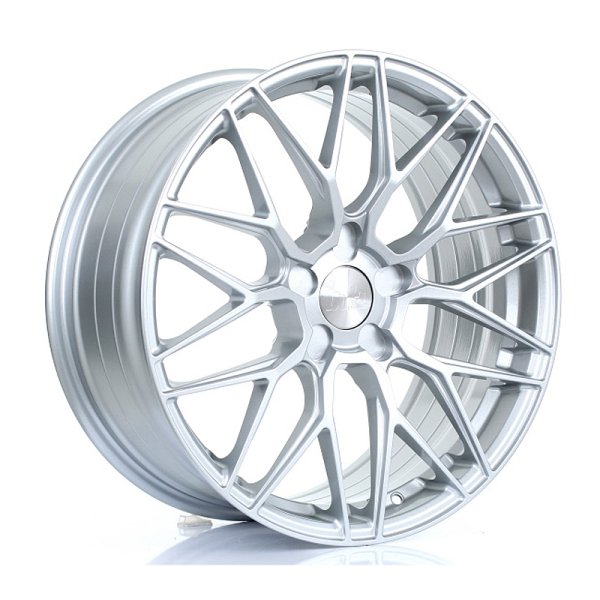 New 18 Inch BOLA B17 Alloy Wheels In Crystal Silver, Flow Formed, BMW 5x120