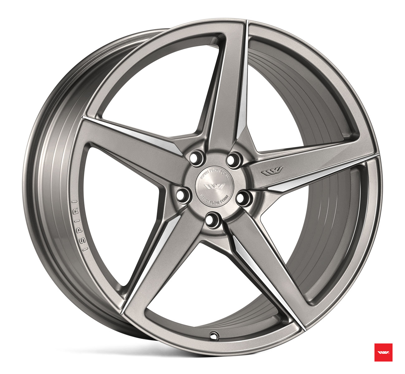 NEW 20  ISPIRI FFR5 5 SPOKE ALLOY WHEELS IN CARBON GREY BRUSHED  VARIOUS FITMENTS AVAILABLE